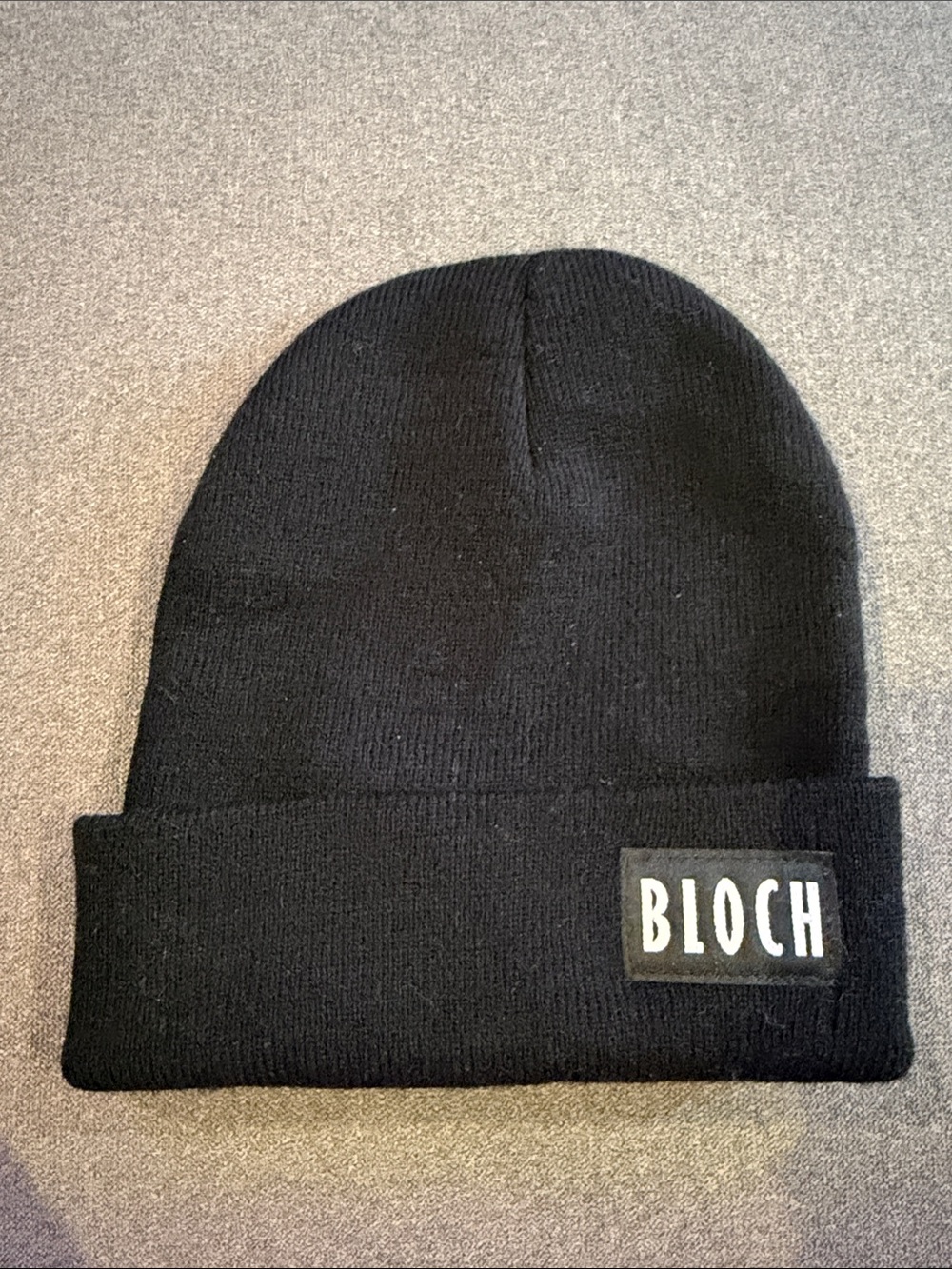 Bloch Black Fold-Over Logo Beanie